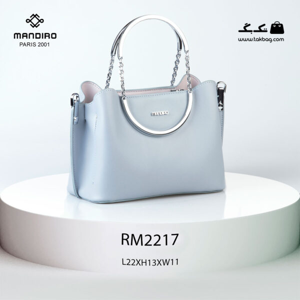 کیف رودوشی زنانه کد RM-2217 برند ماندیرو رنگ آبی از جلو ( mandiro RM-2217 )