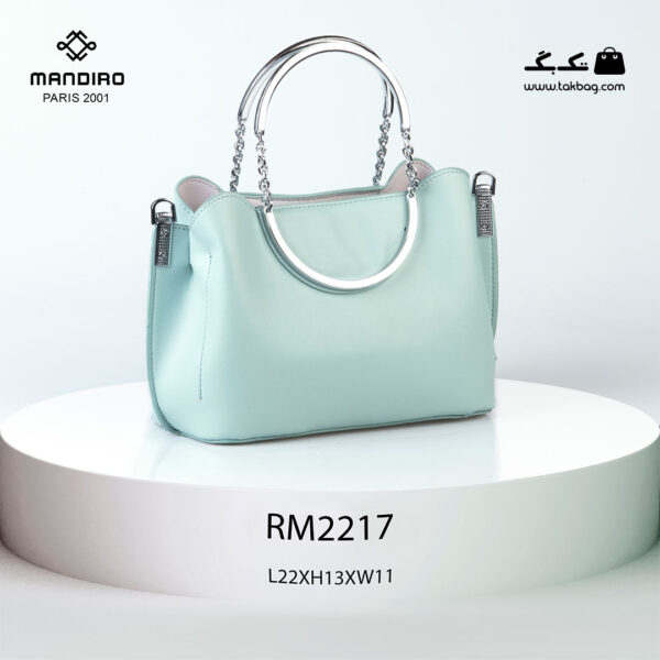 کیف رودوشی زنانه کد RM-2217 برند ماندیرو رنگ سبز از پشت ( mandiro RM-2217 )