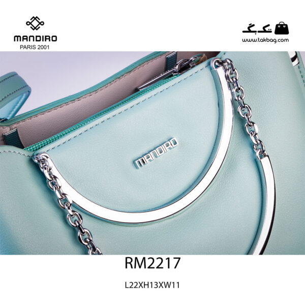 کیف رودوشی زنانه کد RM-2217 برند ماندیرو رنگ سبز از نزدیک ( mandiro RM-2217 )