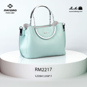 کیف رودوشی زنانه کد RM-2217 برند ماندیرو رنگ سبز از جلو ( mandiro RM-2217 )