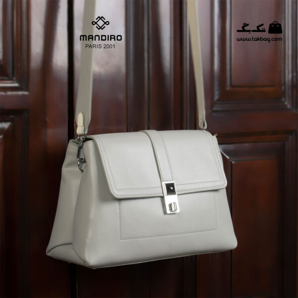 کیف رودوشی زنانه کد RM-2238 برند ماندیرو رنگ طوسی از جلو ( mandiro RM-2238 )