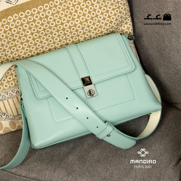 کیف رودوشی زنانه کد RM-2238 برند ماندیرو رنگ سبز از جلو ( mandiro RM-2238 )