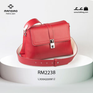 کیف رودوشی زنانه کد RM-2238 برند ماندیرو رنگ قرمز از جلو ( mandiro RM-2238 )