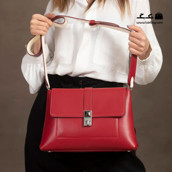 کیف رودوشی زنانه کد RM-2238 برند ماندیرو رنگ قرمز با مدل ( mandiro RM-2238 )