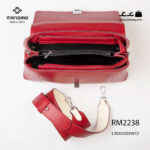 کیف رودوشی زنانه کد RM-2238 برند ماندیرو رنگ قرمز از بالا ( mandiro RM-2238 )