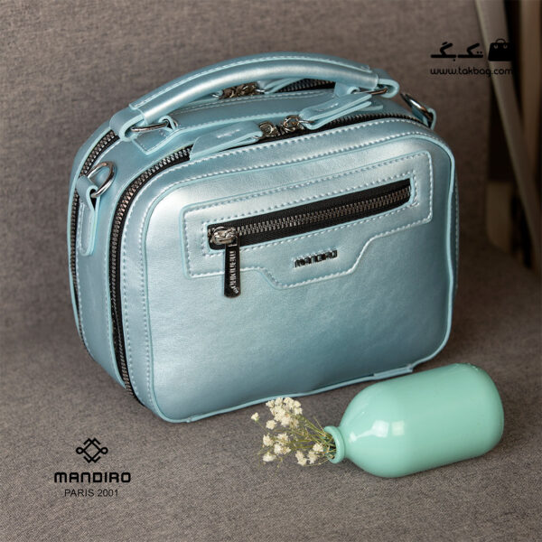 کیف رودوشی زنانه کد RM-2239 برند ماندیرو رنگ آبی از جلو ( mandiro RM-2239 )