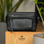 کیف رودوشی زنانه کد RM-2241 برند ماندیرو رنگ مشکی از جلو ( mandiro RM-2241 )