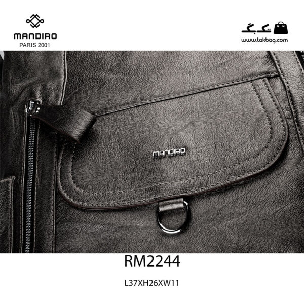 کیف رودوشی زنانه کد RM-2244 برند ماندیرو رنگ بژ از جلو ( mandiro RM-2244 )