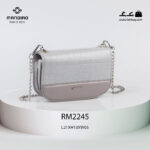 کیف رودوشی زنانه کد RM-2245 برند ماندیرو رنگ طوسی از جلو ( mandiro RM-2245 )