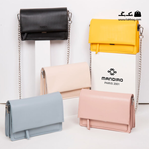 کیف رودوشی زنانه کد RM-2246 برند ماندیرو رنگبندی از جلو ( mandiro RM-2246 )
