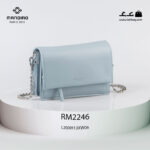 کیف رودوشی زنانه کد RM-2246 برند ماندیرو رنگ آبی از جلو ( mandiro RM-2246 )