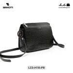 کیف رودوشی زنانه کد TB-6235 برند برنوتی رنگ مشکی از جلو( Bernotti tb-6235 )