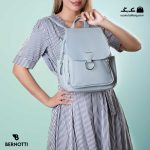 کوله پشتی زنانه کد TB-6250 برند برنوتی رنگ آبی با مدل ( Bernotti tb-6250 )