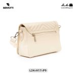 کیف رودوشی زنانه کد TB-6275 برند برنوتی رنگ بژ از پشت ( Bernotti tb-6275 )