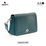 کیف رودوشی زنانه کد TB-6275 برند برنوتی رنگ آبی از جلو ( Bernotti tb-6275 )