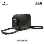 کیف رودوشی زنانه کد TB-6290 برند برنوتی رنگ مشکی از جلو ( Bernotti tb-6290 )