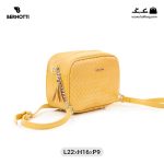 کیف رودوشی زنانه کد TB-6290 برند برنوتی رنگ زرد از جلو ( Bernotti tb-6290 )