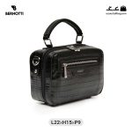 کیف رودوشی زنانه کد TB-6305 برند برنوتی رنگ مشکی از جلو ( Bernotti tb-6305 )