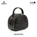 کیف رودوشی زنانه کد TB-6330 برند برنوتی رنگ مشکی از جلو ( Bernotti tb-6330 )