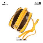کیف رودوشی زنانه کد TB-6340 برند برنوتی رنگ زرذ از بالا ( Bernotti tb-6340 )