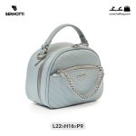 کیف رودوشی زنانه کد TB-6386 برند برنوتی رنگ آبی از جلو ( Bernotti tb-6386 )