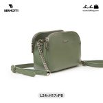 کیف رودوشی زنانه کد TB-6205 برند برنوتی رنگ سبز از جلو ( Bernotti tb-6205 )