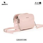 کیف رودوشی زنانه کد TB-6205 برند برنوتی رنگ صورتی از جلو ( Bernotti tb-6205 )