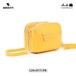 کیف رودوشی زنانه کد TB-6205 برند برنوتی رنگ زرد از پشت ( Bernotti tb-6205 )