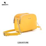 کیف رودوشی زنانه کد TB-6205 برند برنوتی رنگ زرد از جلو ( Bernotti tb-6205 )