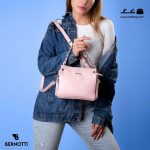 کیف رودوشی زنانه کد TB-6220 برند برنوتی رنگ صورتی با مدل ( Bernotti tb-6220 )