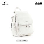 کوله پشتی زنانه کد TB-6250 برند برنوتی رنگ سفید از جلو ( Bernotti tb-6250 )