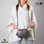 کیف رودوشی زنانه کد TB-6290 برند برنوتی رنگ طوسی با مدل ( Bernotti tb-6290 )