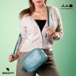 کیف رودوشی زنانه کد TB-6290 برند برنوتی رنگ سبز با مدل ( Bernotti tb-6290 )