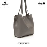 کیف رودوشی زنانه کد TB-6350 برند برنوتی رنگ طوسی تیره از جلو ( Bernotti tb-6350 )