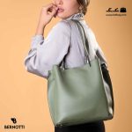 کیف رودوشی زنانه کد TB-6350 برند برنوتی رنگ سبز با مدل ( Bernotti tb-6350 )