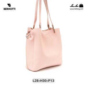 کیف رودوشی زنانه کد TB-6350 برند برنوتی رنگ صورتی از جلو ( Bernotti tb-6350 )