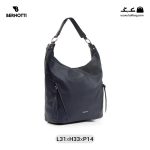 کیف رودوشی زنانه کد TB-6370 برند برنوتی رنگ آبی تیره ( سورمه ای) از جلو ( Bernotti tb-6370 )