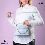 کیف رودوشی زنانه کد TB-6386 برند برنوتی رنگ آبی با مدل ( Bernotti tb-6386 )