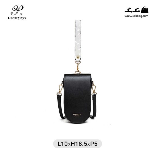 کیف رودوشی زنانه کد prettyzys L060 برند پرتی رنگ مشکی ( prettyzys L060 )