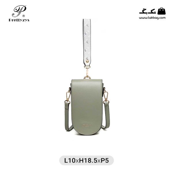کیف رودوشی زنانه کد prettyzys L060 برند پرتی رنگ سبز ( prettyzys L060 )