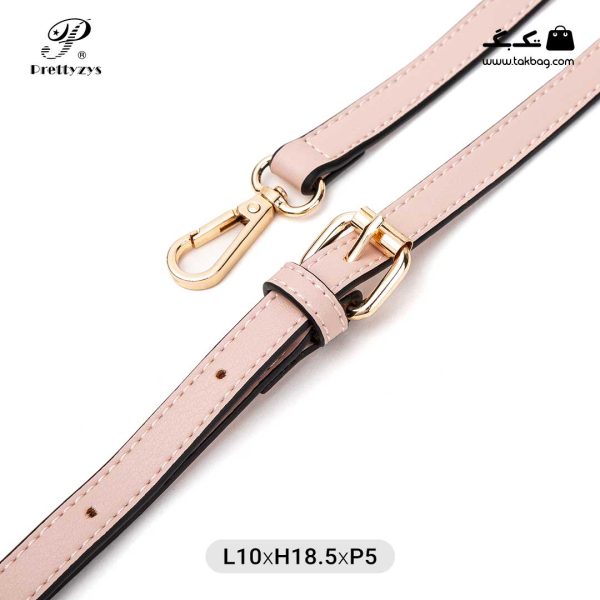 کیف رودوشی زنانه کد prettyzys L060 برند پرتی رنگ صورتی از جلو ( prettyzys L060 )