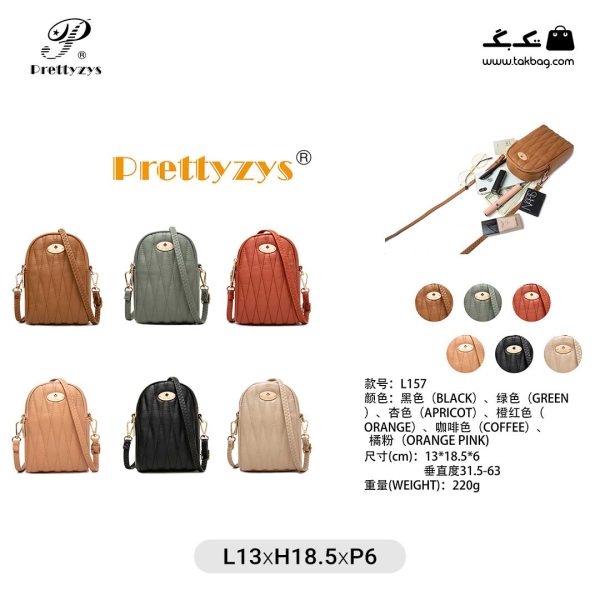 کیف رودوشی زنانه کد L157 برند پرتی(prettyzys) - Image 16