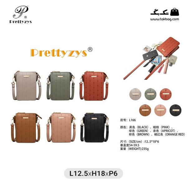کیف رودوشی زنانه کد L166 برند پرتی(prettyzys) - Image 17
