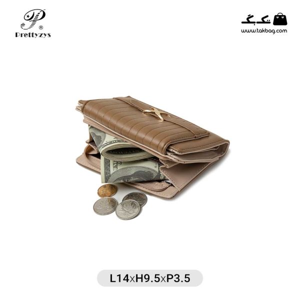 کیف پول زنانه کد PT21-1672 برند پرتی(prettyzys) - Image 8