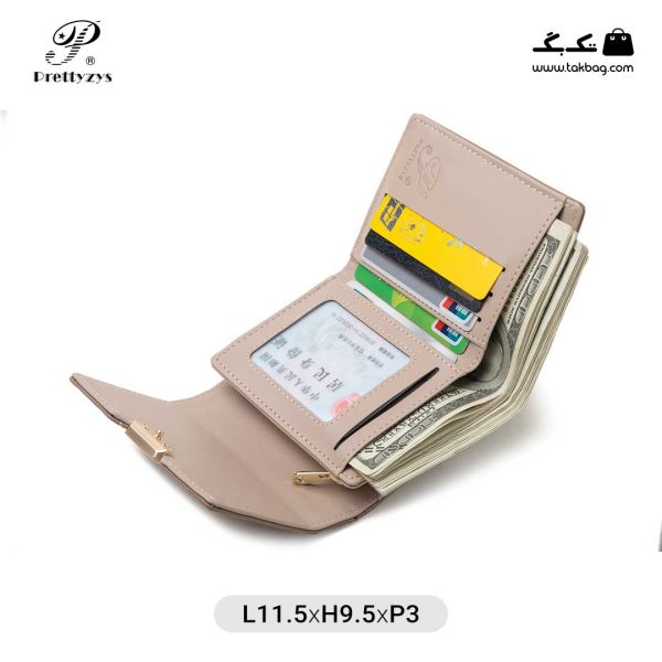کیف پول زنانه کد PT22-1801 برند پرتی(prettyzys) - Image 9