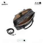 کیف اداری کد TB-6422 برند برنوتی رنگ مشکی از بالا محصول ( Bernotti tb-6422 )