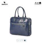 کیف اداری کد TB-6422 برند برنوتی رنگ سرمه ای از جلو محصول( Bernotti tb-6422 )