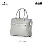 کیف اداری کد TB-6422 برند برنوتی رنگ طوسی از جلو محصول ( Bernotti tb-6422 )