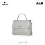 کیف دوشی کد TB-6425 برند برنوتی رنگ طوسی از جلو محصول ( Bernotti tb-6425 )