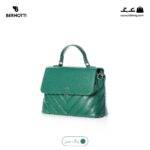 کیف دوشی کد TB-6425 برند برنوتی رنگ سبز از جلو محصول ( Bernotti tb-6425 )